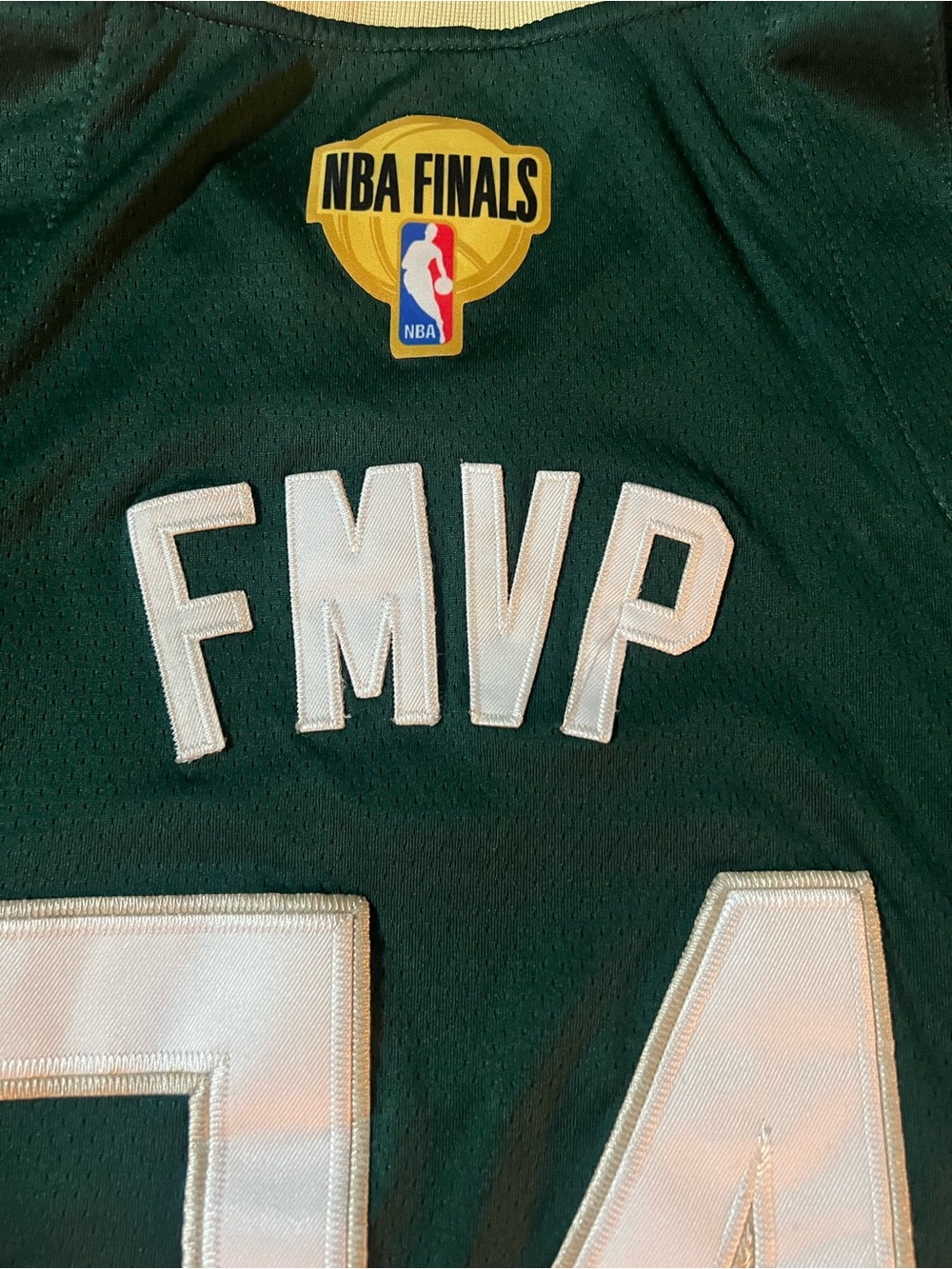 Nike Milwaukee Bucks Dark Green #34 Basketball Jersey 3XL fits like a 2XL - Picture 5 of 9